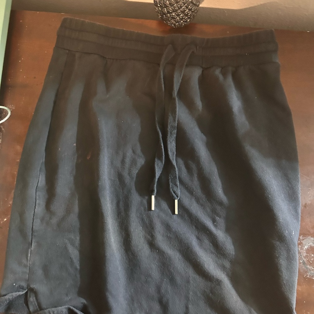 Black Drawstring Skirt